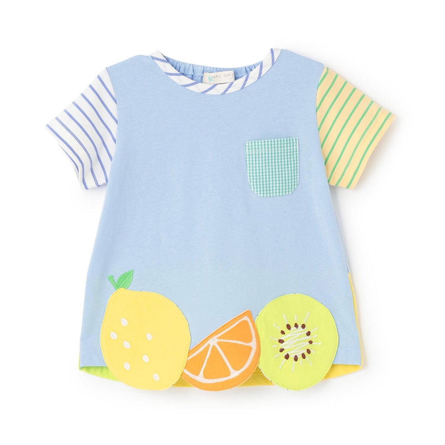 下襬水果圖案T恤