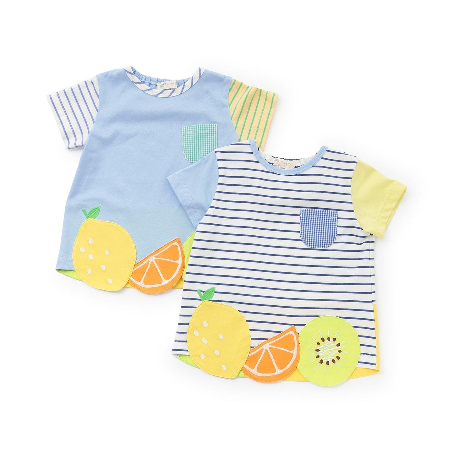 下襬水果圖案T恤