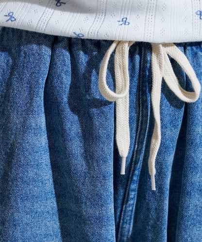 洗水處理 曲線寬鬆牛仔褲