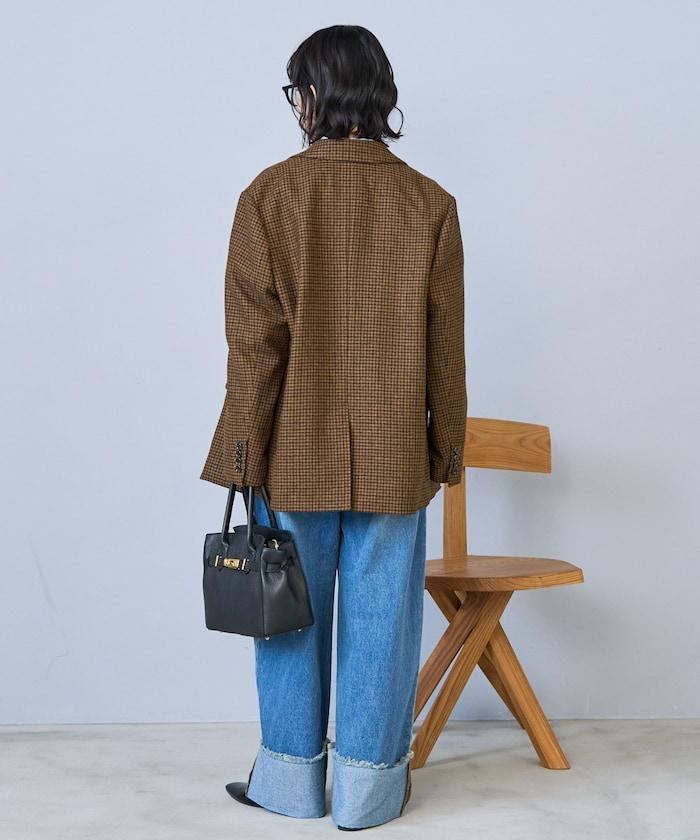 洗水處理 卷邊 休閒牛仔褲