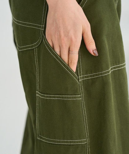 畫家寬鬆褲＜可搭配套裝＞