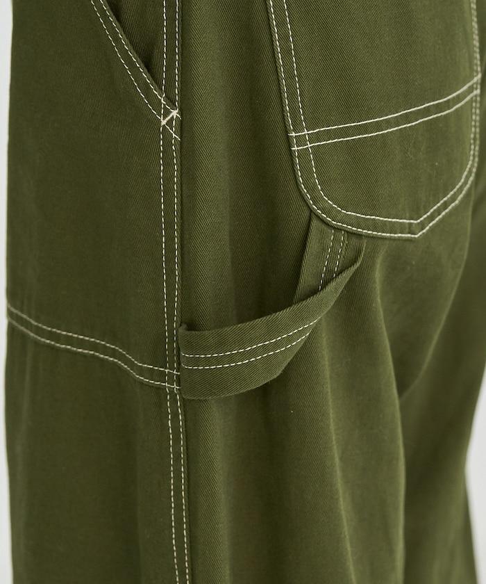 畫家寬鬆褲＜可搭配套裝＞