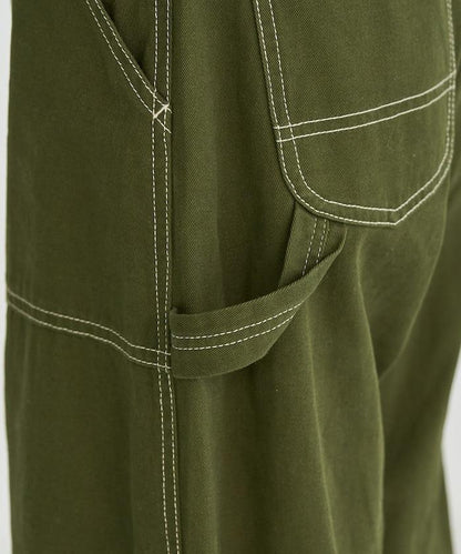 畫家寬鬆褲＜可搭配套裝＞