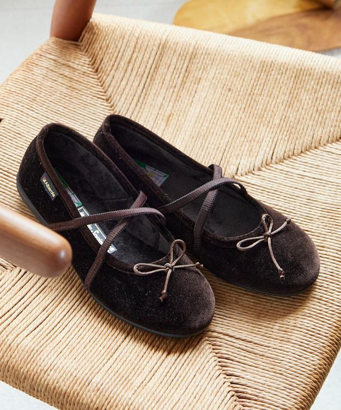 聯名 帶蝴蝶結的平底鞋