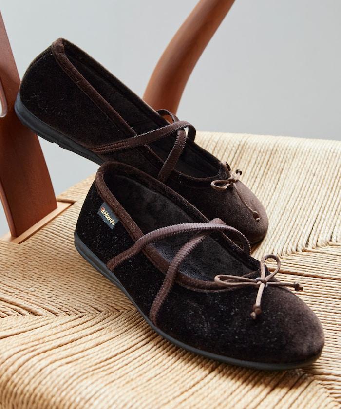 聯名 帶蝴蝶結的平底鞋