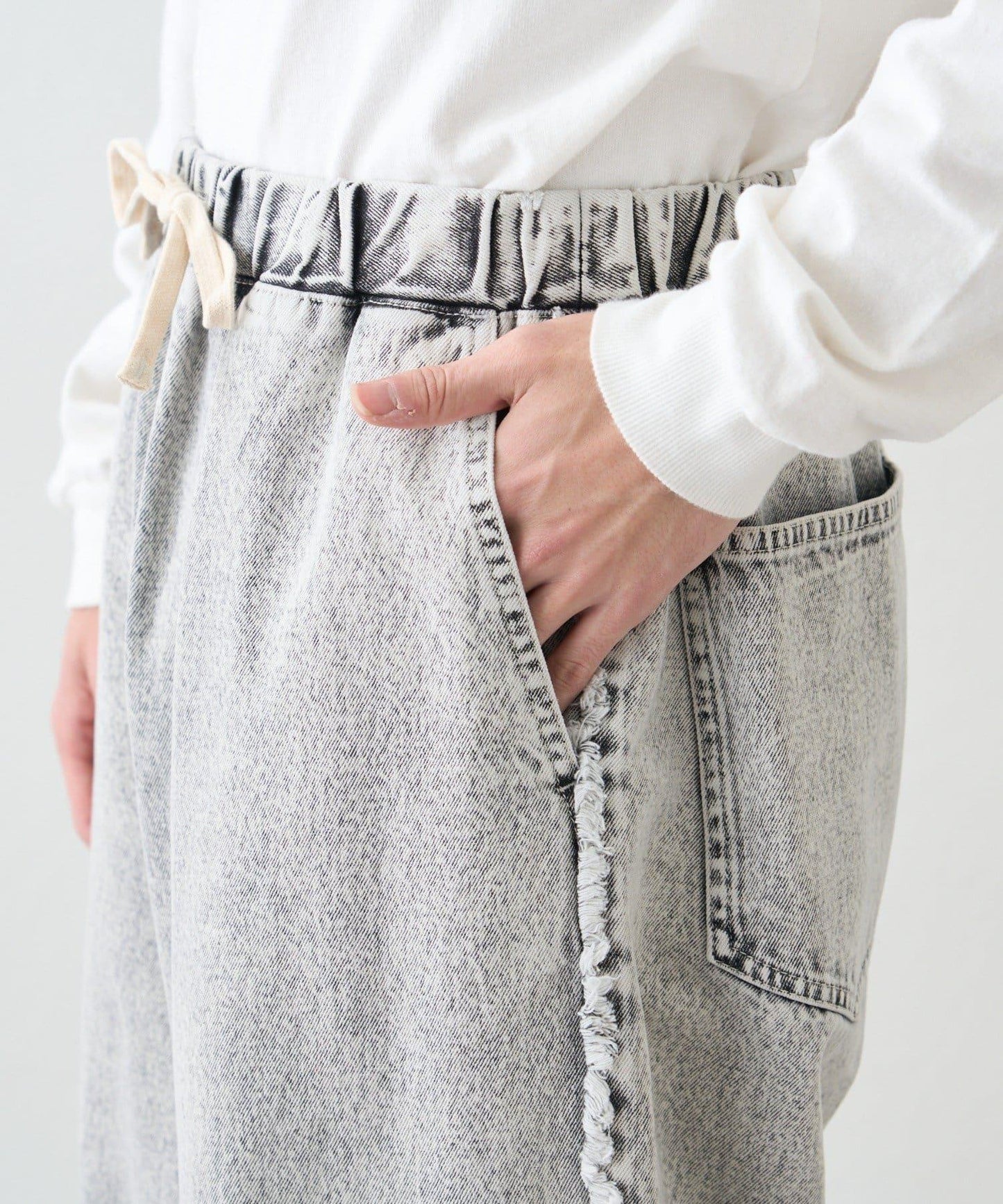 【SOUNDS GOOOOD】牛仔流蘇寬鬆褲