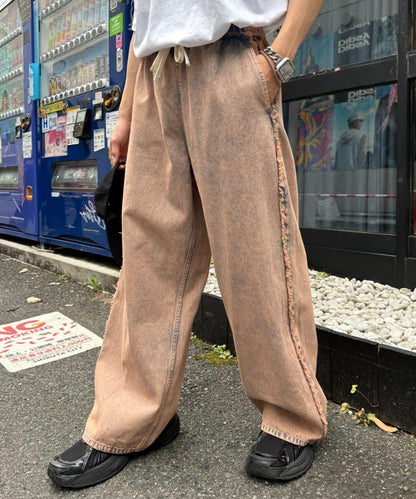 【SOUNDS GOOOOD】牛仔流蘇寬鬆褲