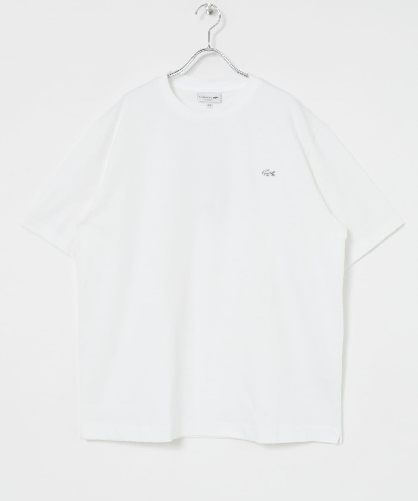 LACOSTE 輪廓鱷魚圖案圓領T恤