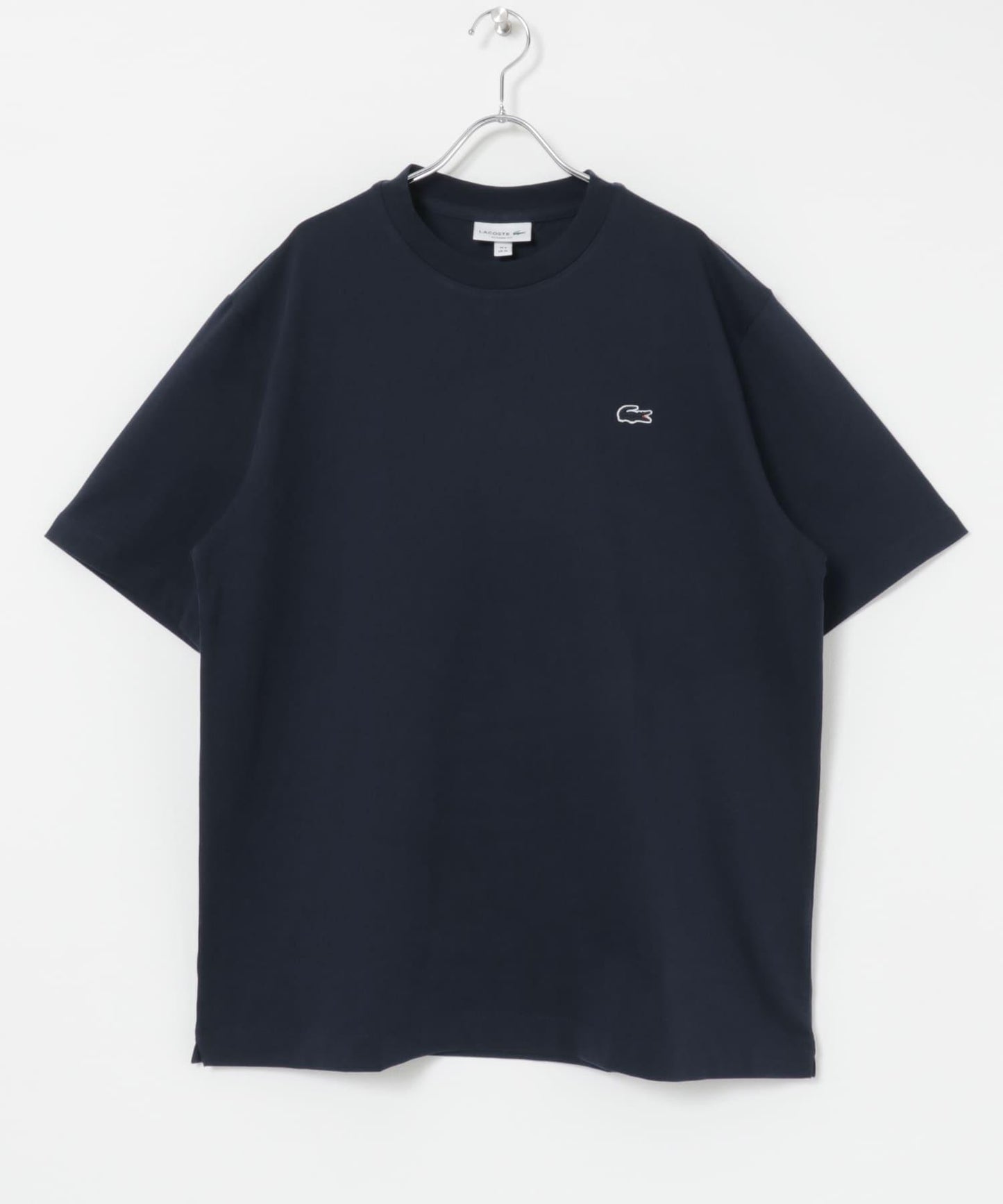 LACOSTE 輪廓鱷魚圖案圓領T恤