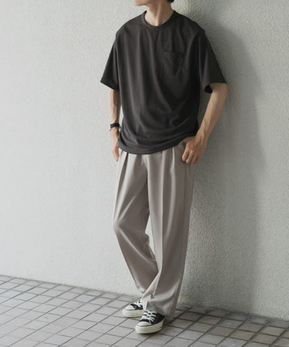 「速幹/易打理/防紫外線」高功能羅紋短袖T恤