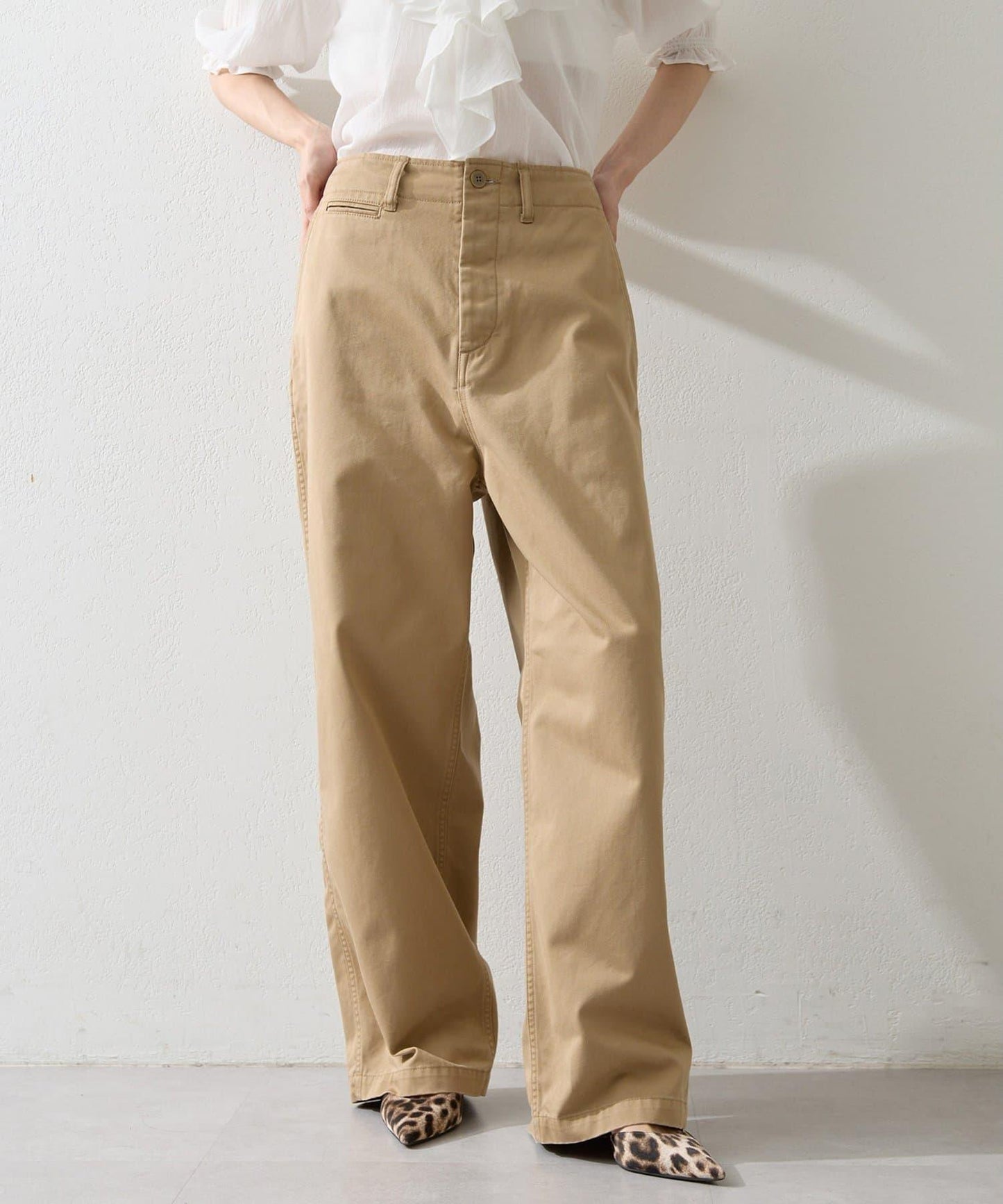 生物加工修身褲