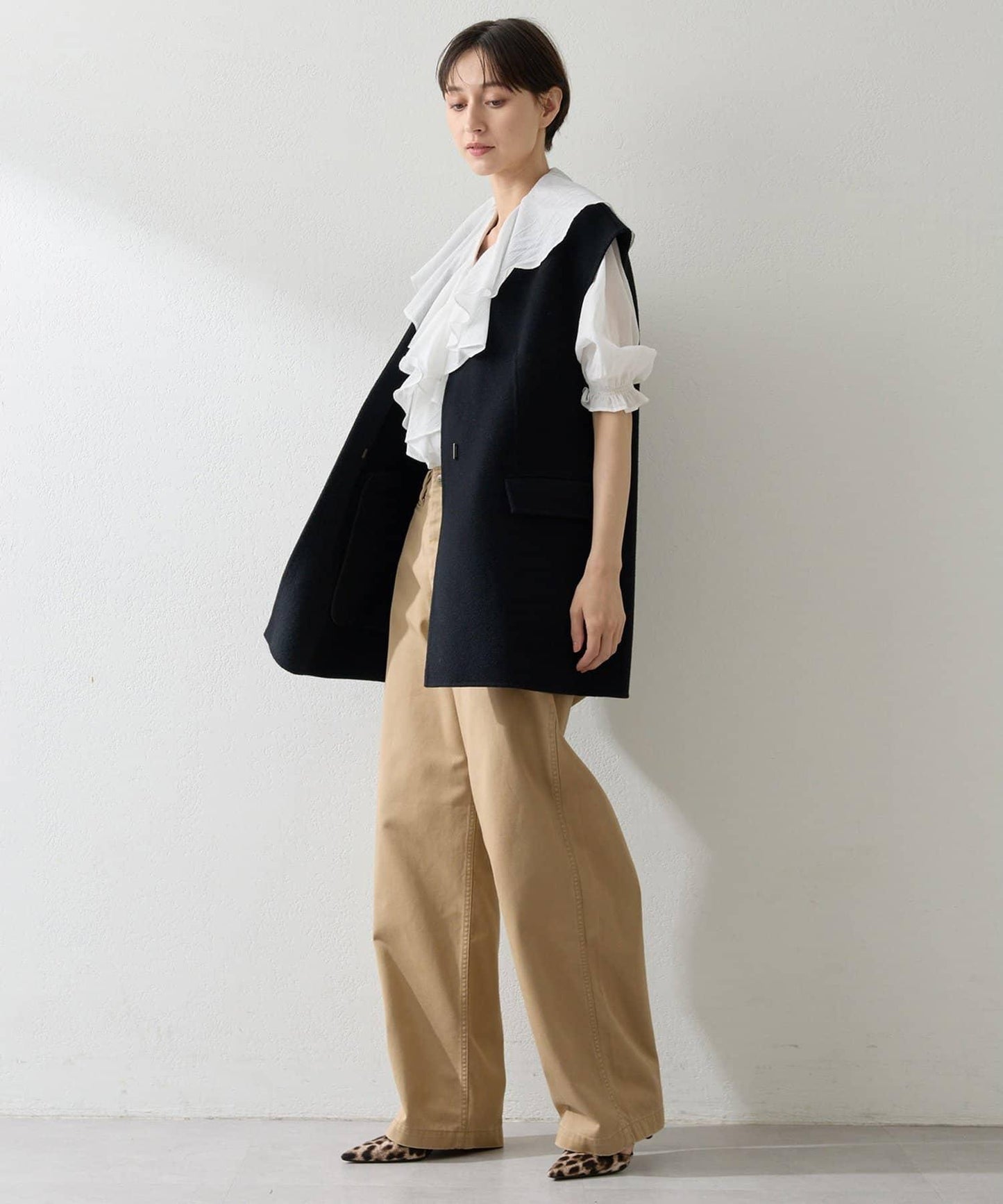 生物加工修身褲