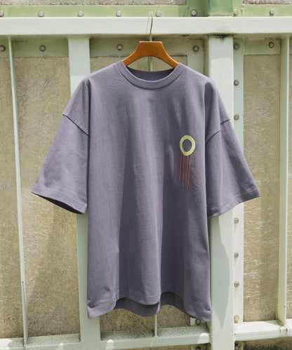 流蘇刺繡T恤 圓形