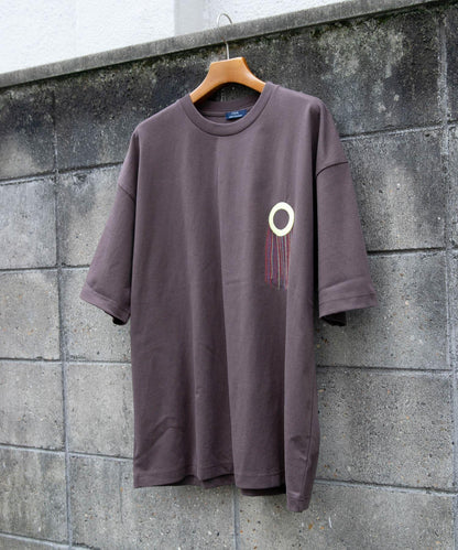 流蘇刺繡T恤 圓形