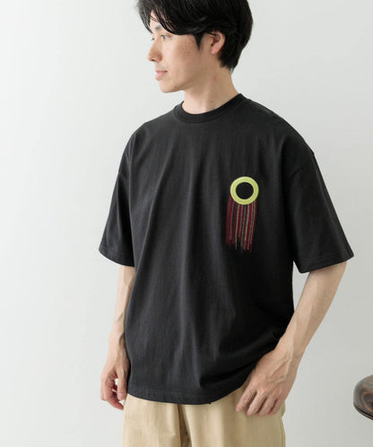 流蘇刺繡T恤 圓形