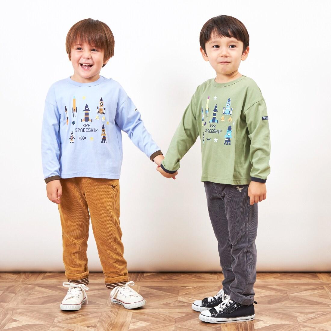 KPBOY針織燈芯絨長褲（80～130）