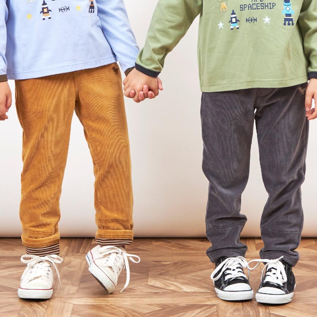 KPBOY針織燈芯絨長褲（80～130）