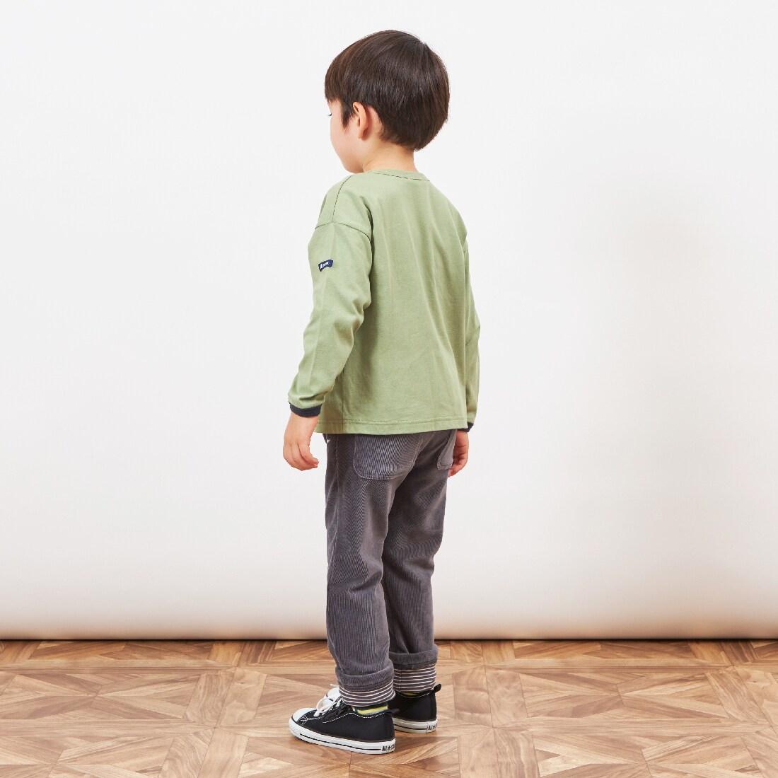 KPBOY針織燈芯絨長褲（80～130）