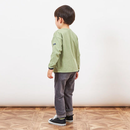 KPBOY針織燈芯絨長褲（80～130）