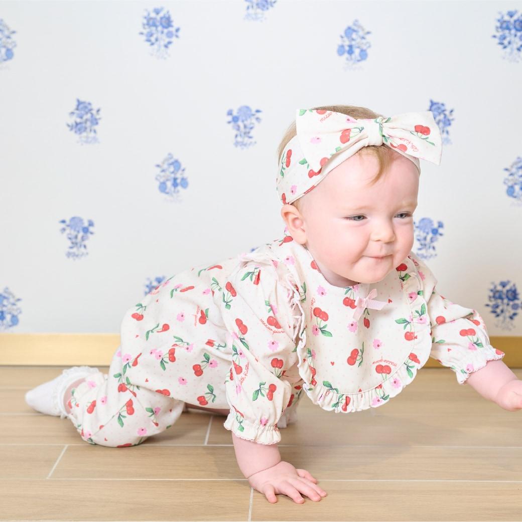 【Cath Kidston】圍兜&髮帶套裝