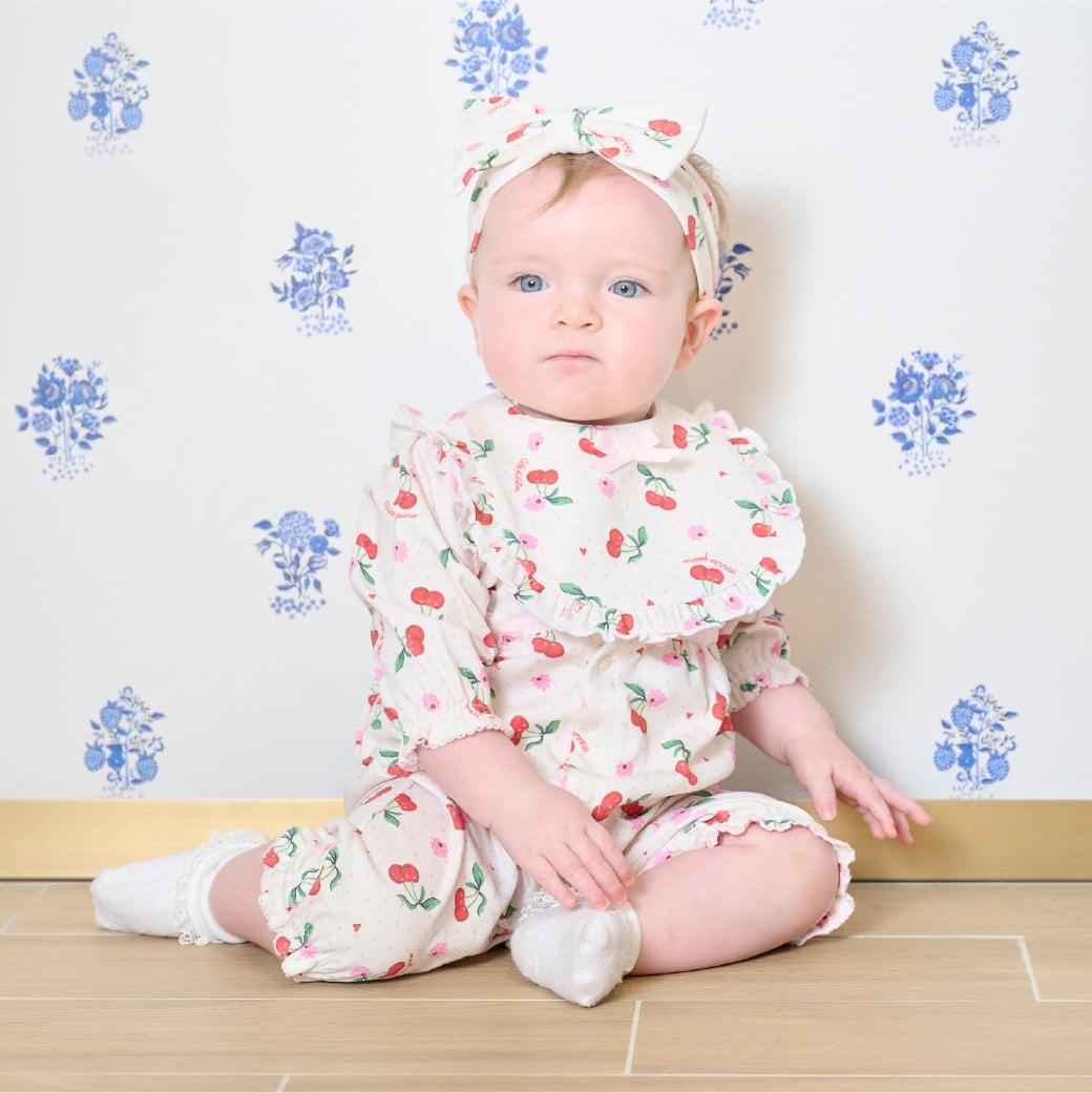 【Cath Kidston】圍兜&髮帶套裝