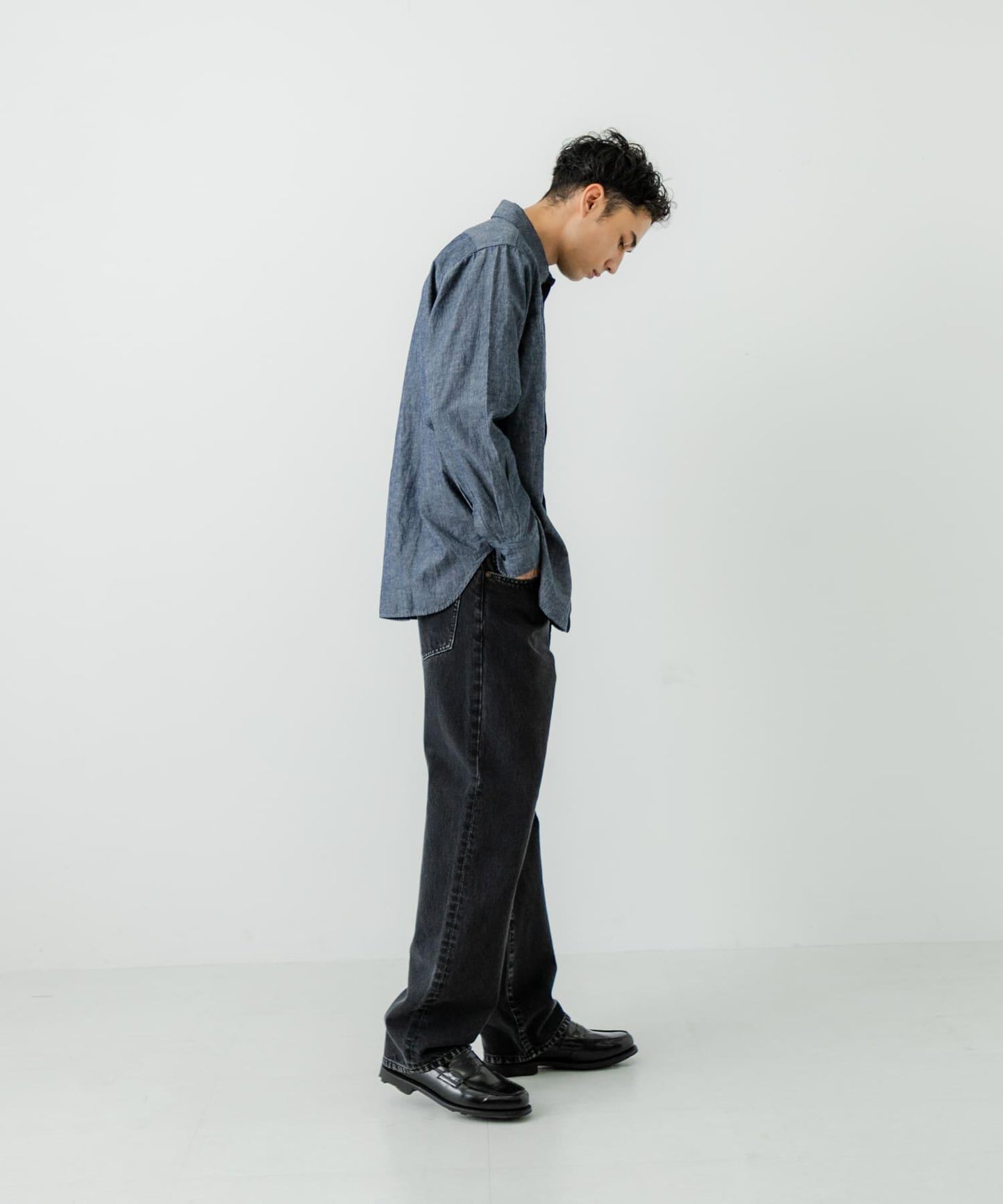 13.5盎司牛仔直筒褲