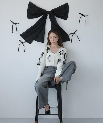 【Mode Ribbon Collection】蝴蝶結開衫