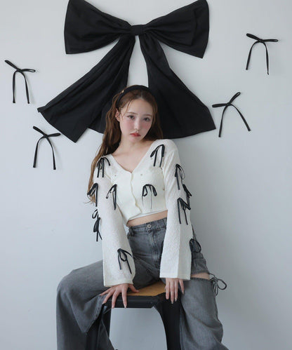 【Mode Ribbon Collection】蝴蝶結開衫