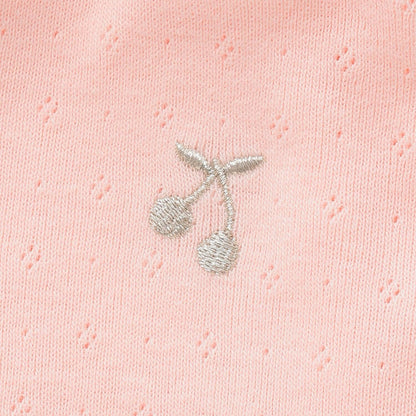 荷葉邊領口波浪邊長袖T恤