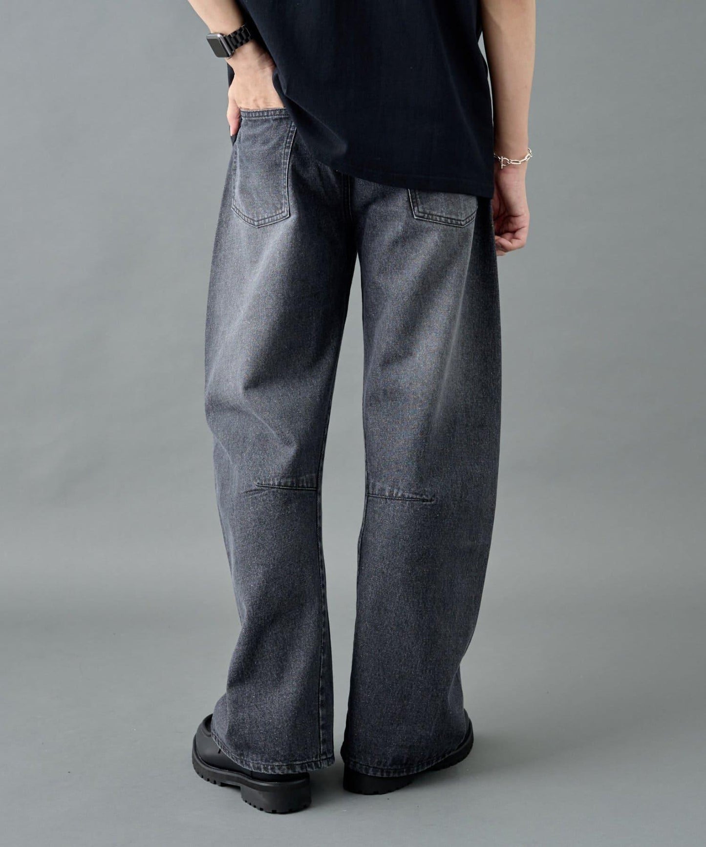 彎曲牛仔褲【男士】