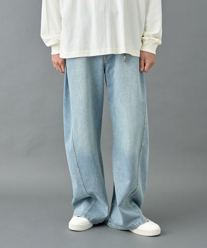 彎曲牛仔褲【男士】