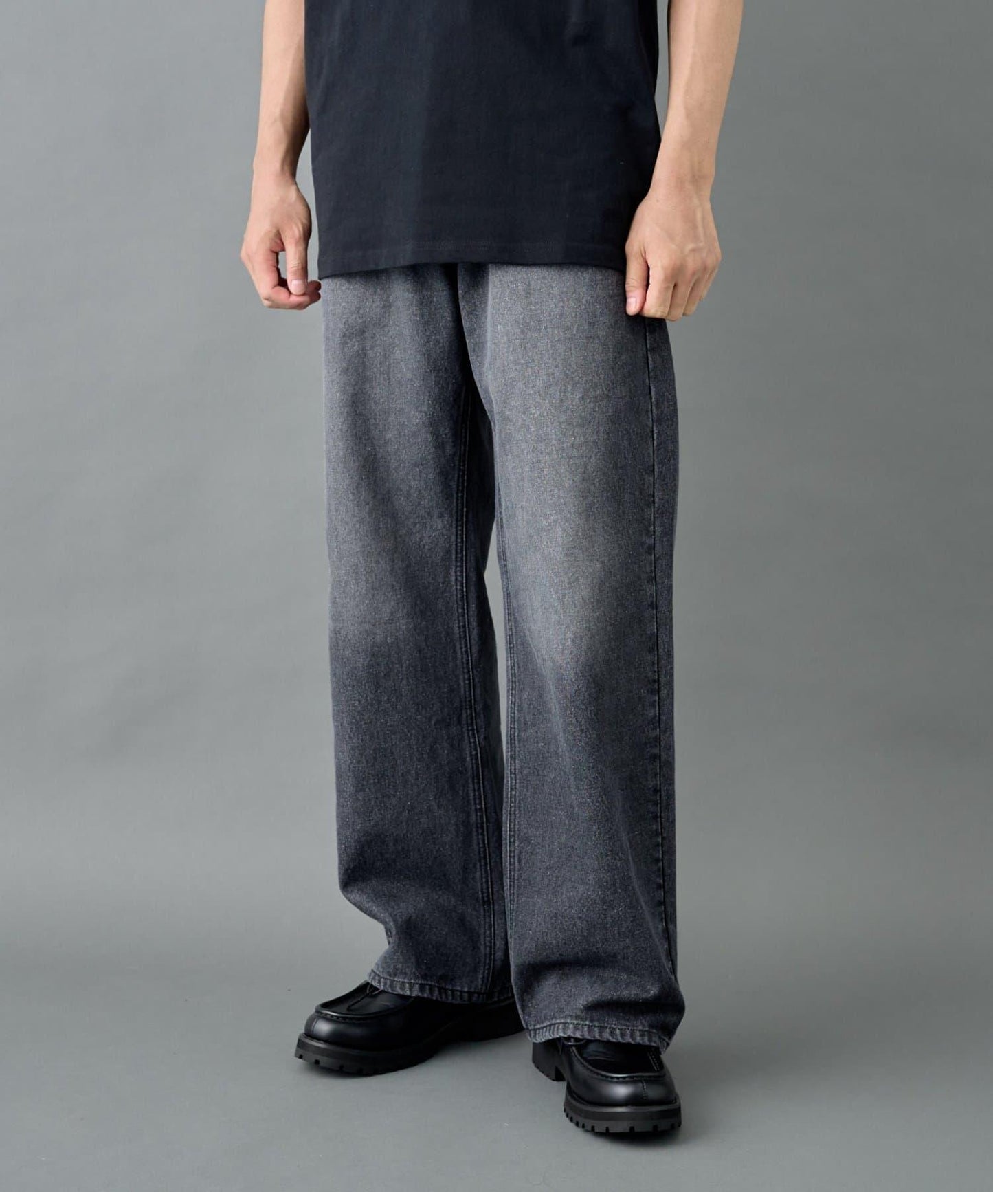 寬鬆直筒牛仔褲【男士款】