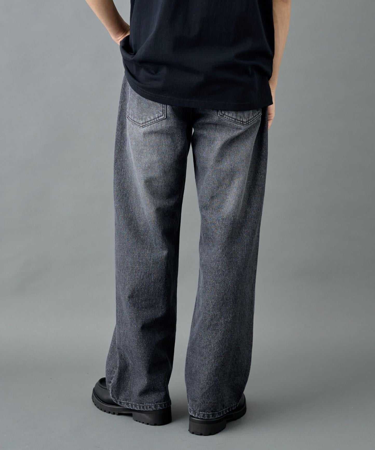 寬鬆直筒牛仔褲【男士款】