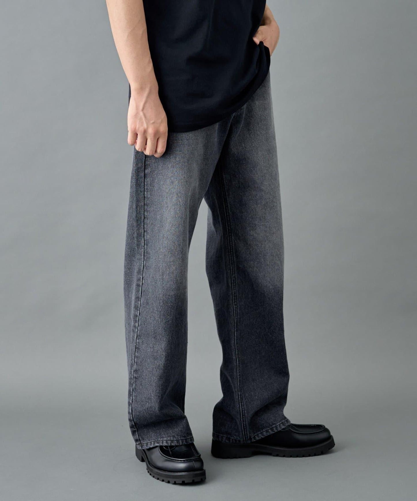 寬鬆直筒牛仔褲【男士款】