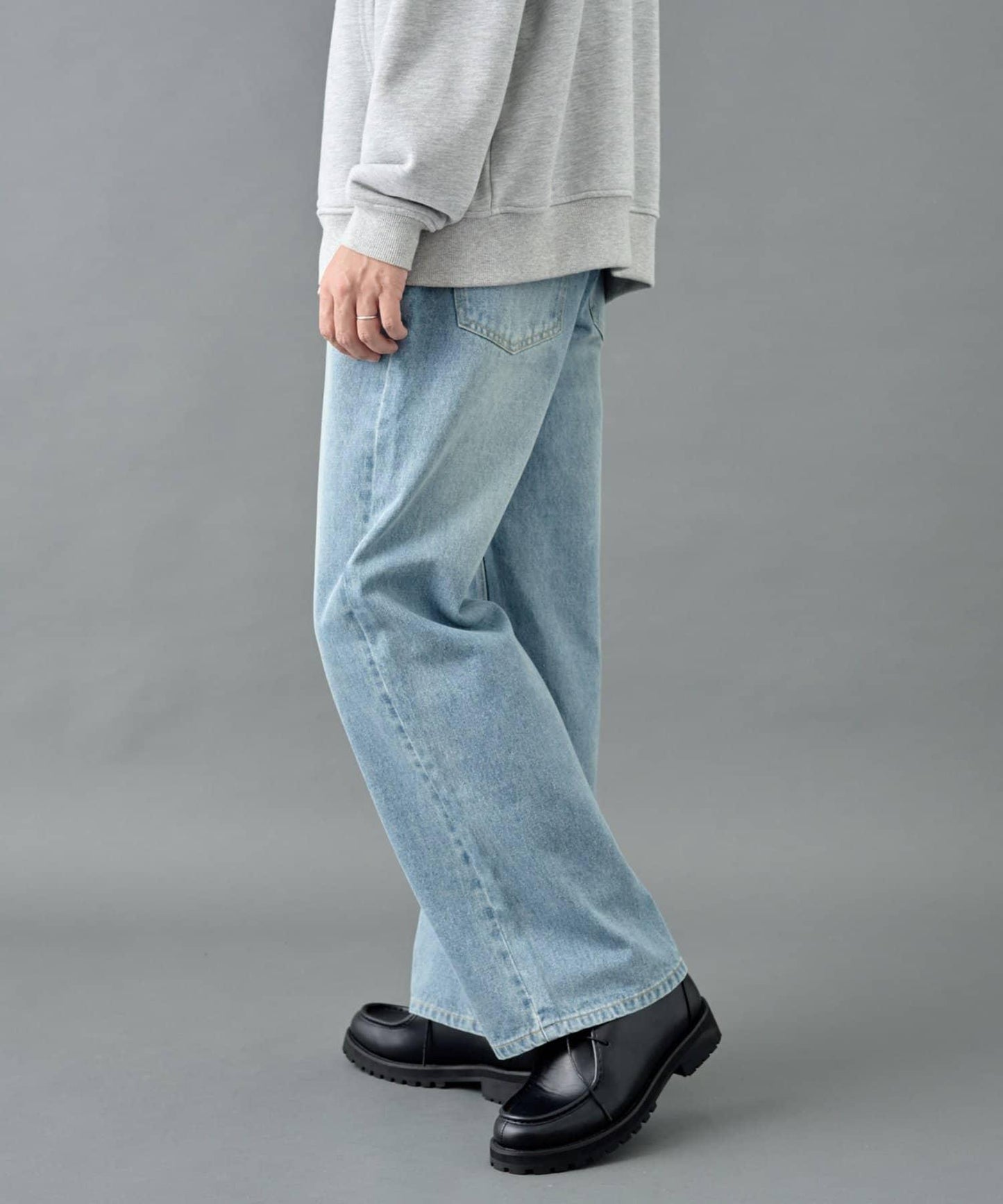 寬鬆直筒牛仔褲【男士款】