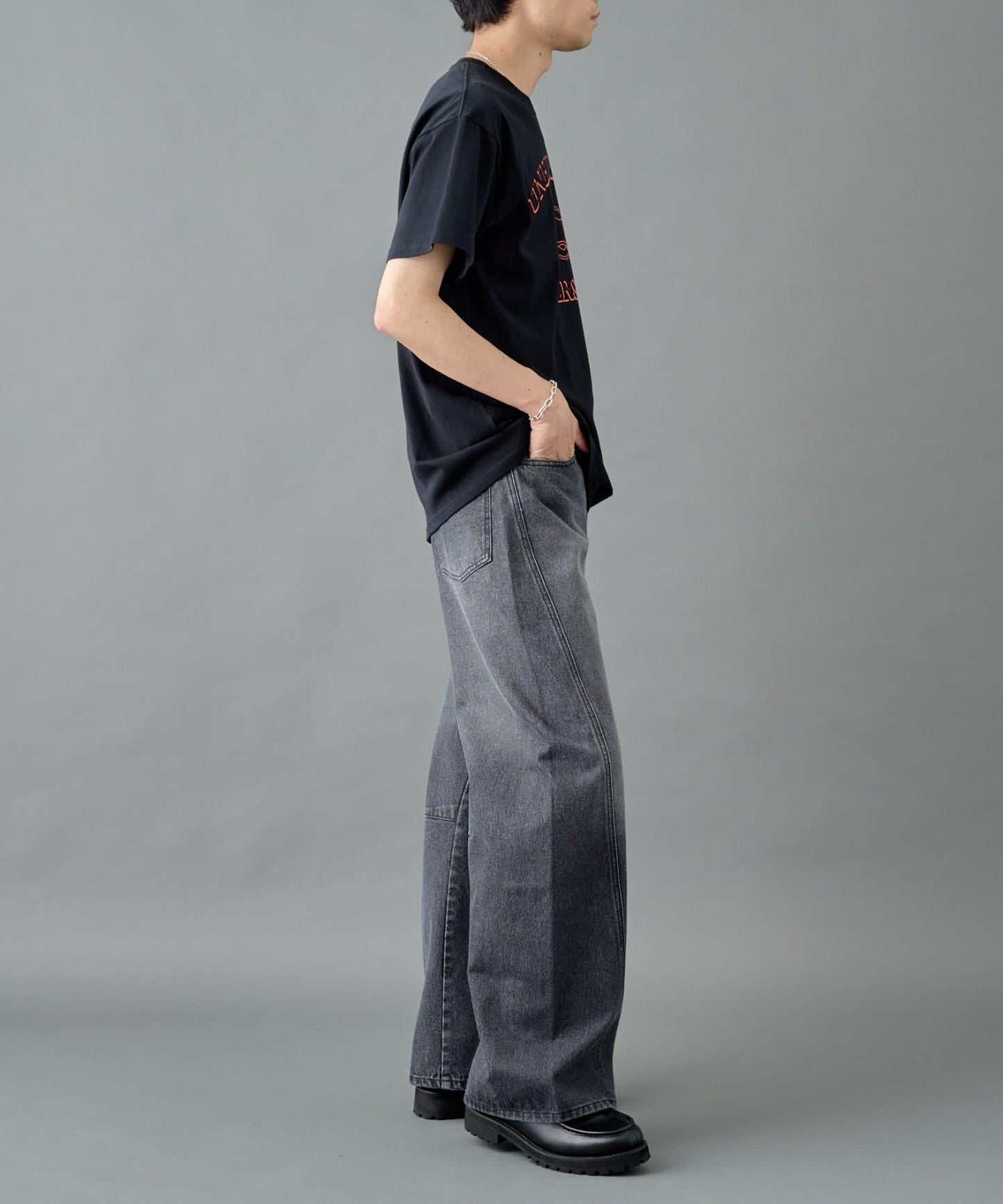 彎曲牛仔褲【男士】