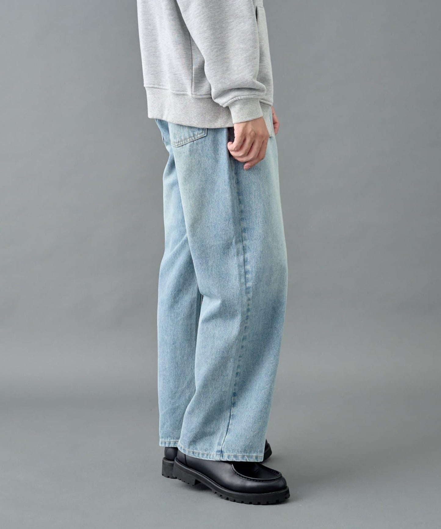 寬鬆直筒牛仔褲【男士款】