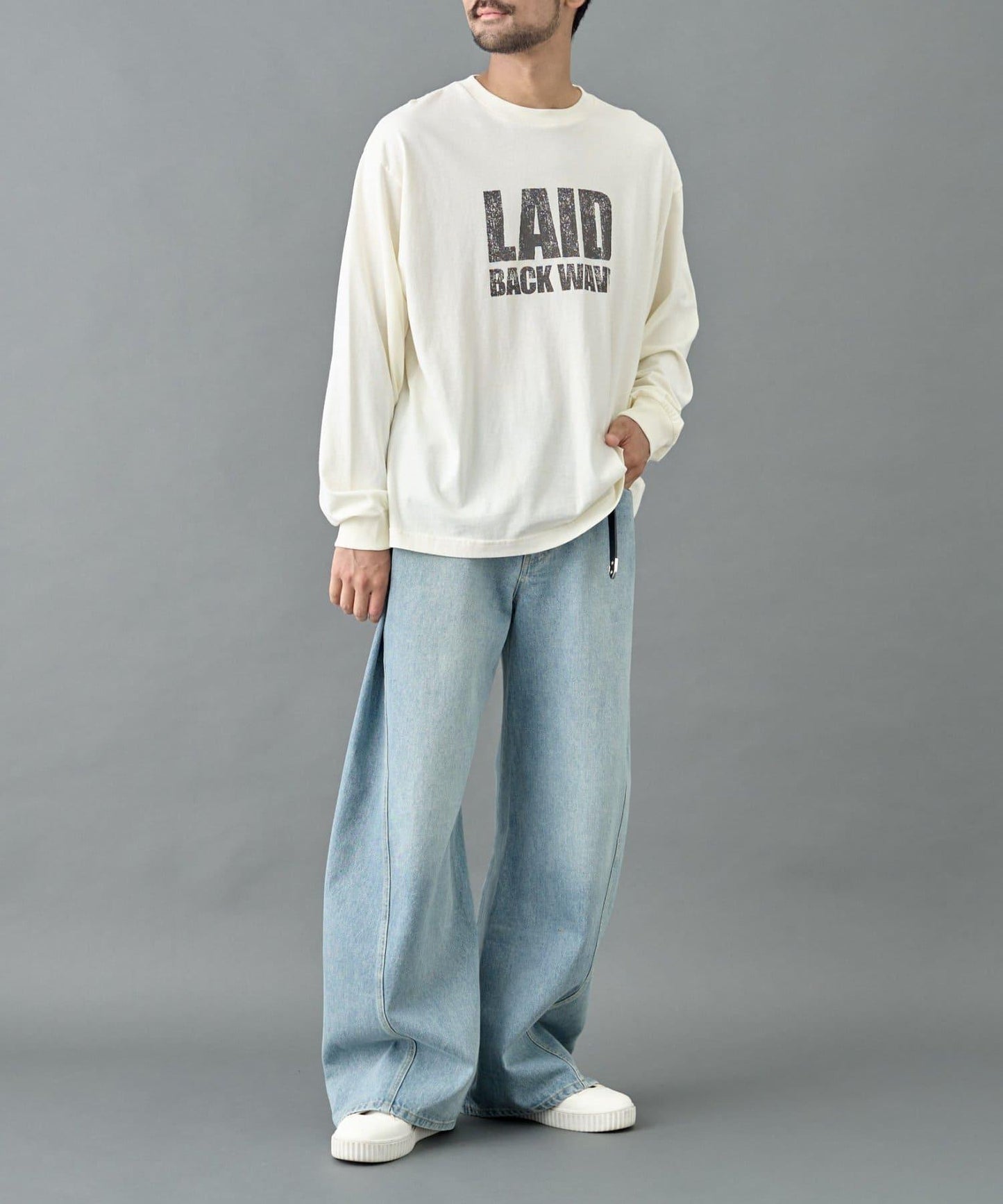 彎曲牛仔褲【男士】