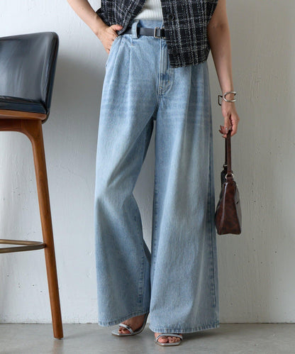 超寬鬆牛仔褲