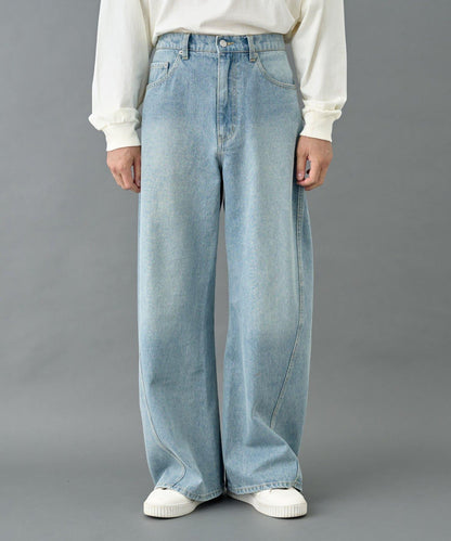 彎曲牛仔褲【男士】