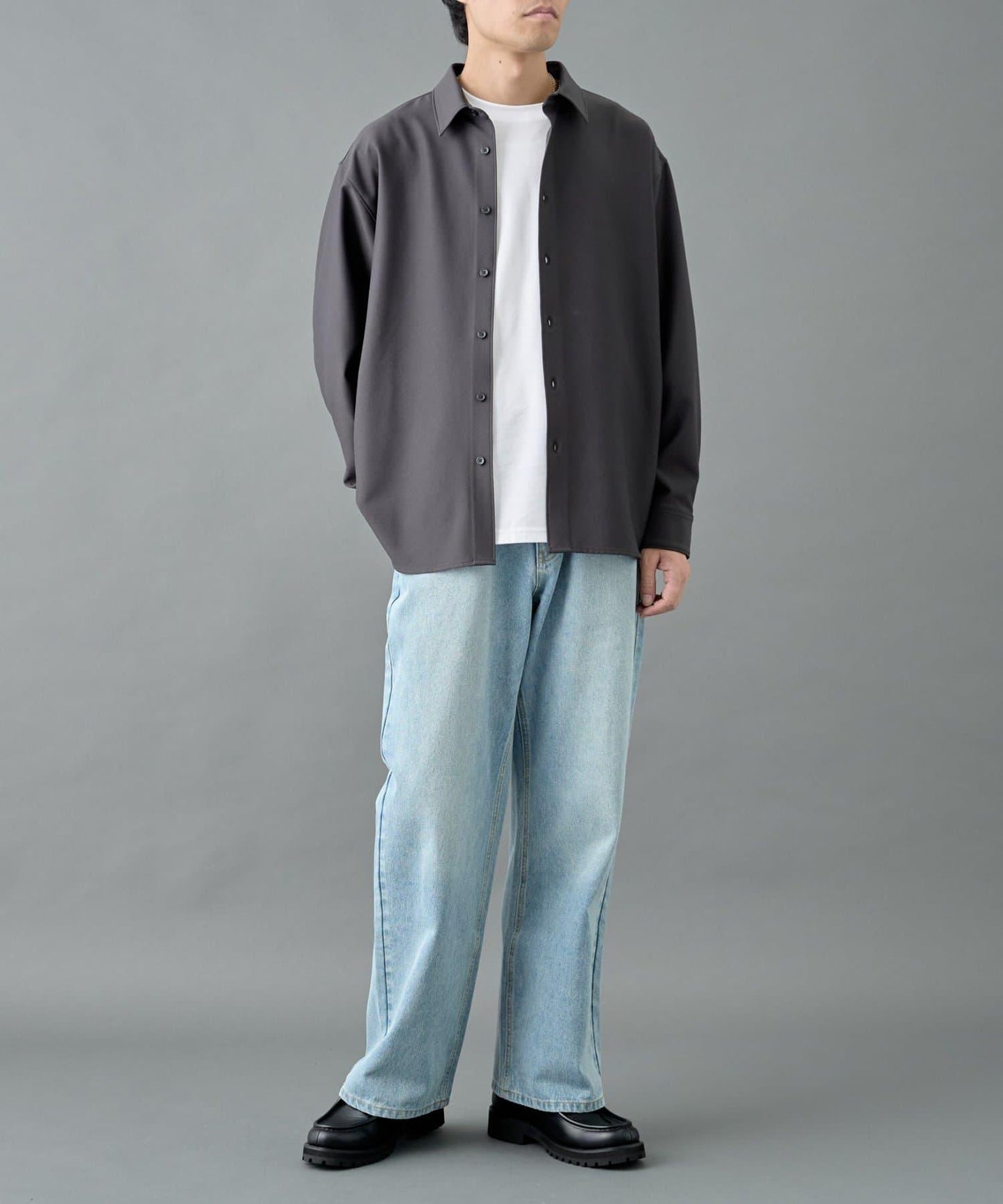 寬鬆直筒牛仔褲【男士款】