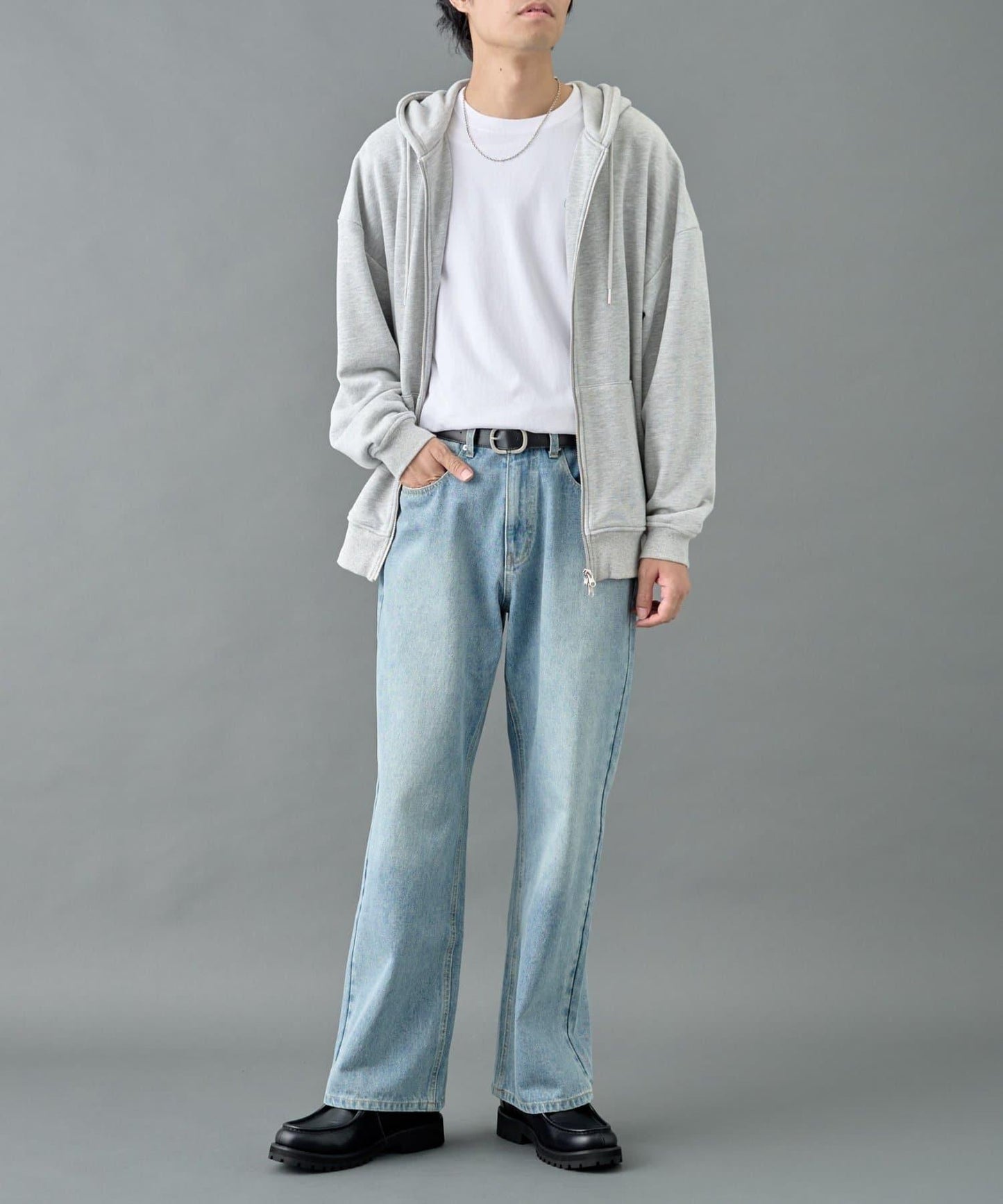 寬鬆直筒牛仔褲【男士款】