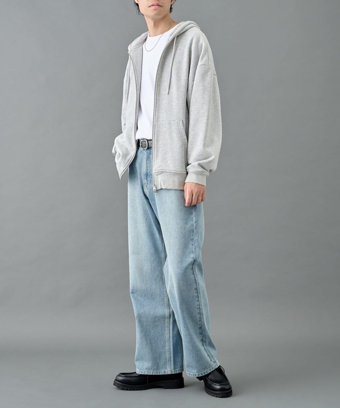 寬鬆直筒牛仔褲【男士款】