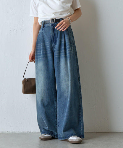 超寬鬆牛仔褲