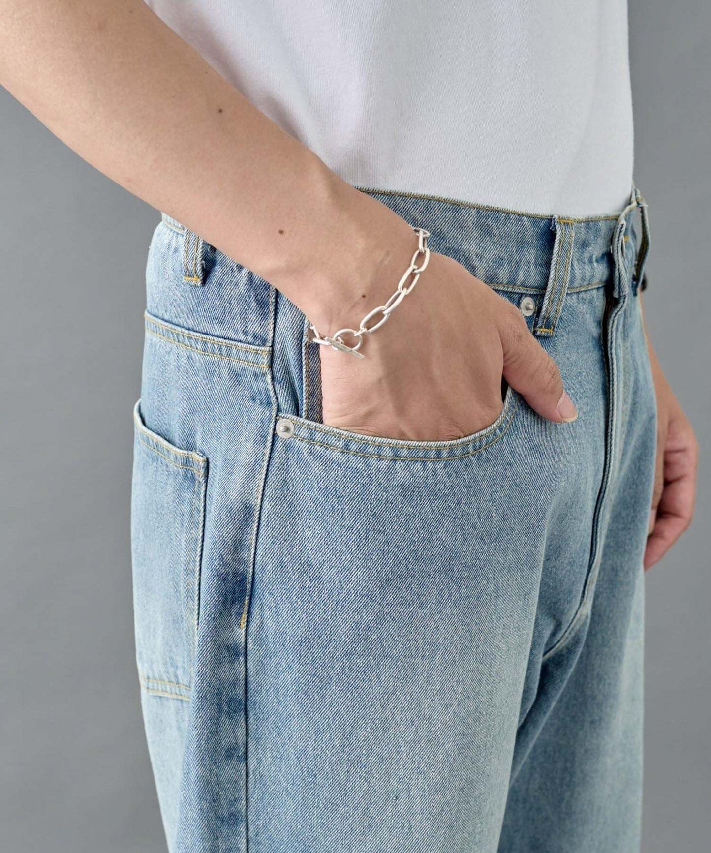 寬鬆直筒牛仔褲【男士款】