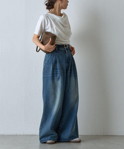 超寬鬆牛仔褲