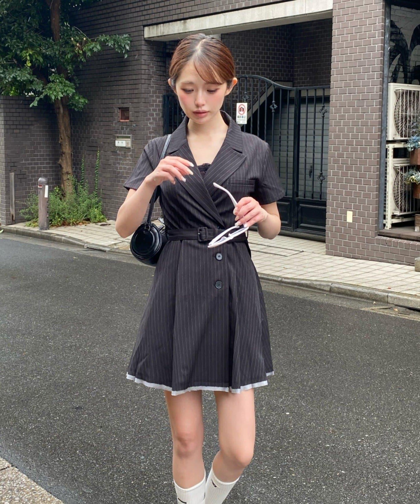 RAY CASSIN 西裝風迷你連衣裙