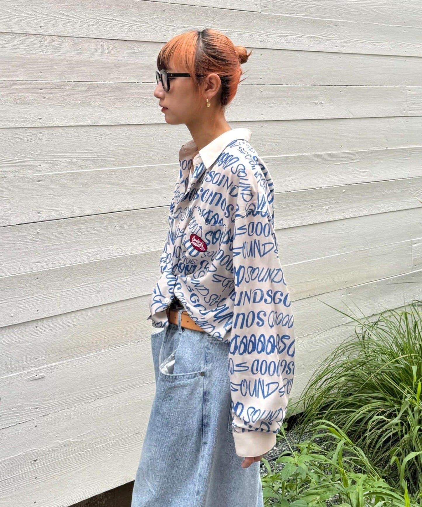 【SOUNDSGOOOOD】全印花logo襯衫