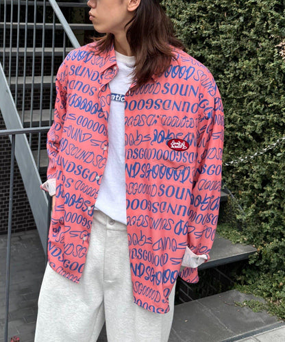 【SOUNDSGOOOOD】全印花logo襯衫