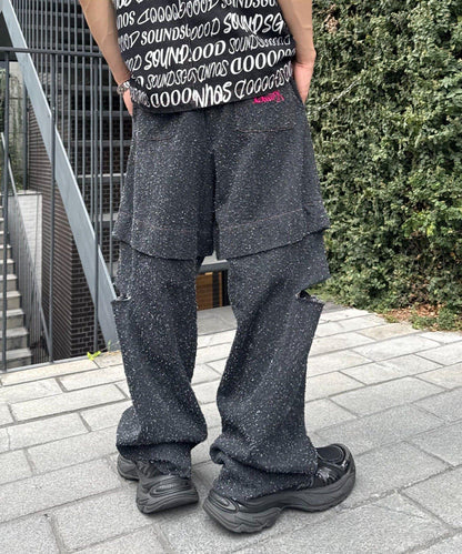 【SOUNDSGOOOOD】牛仔疊穿褲